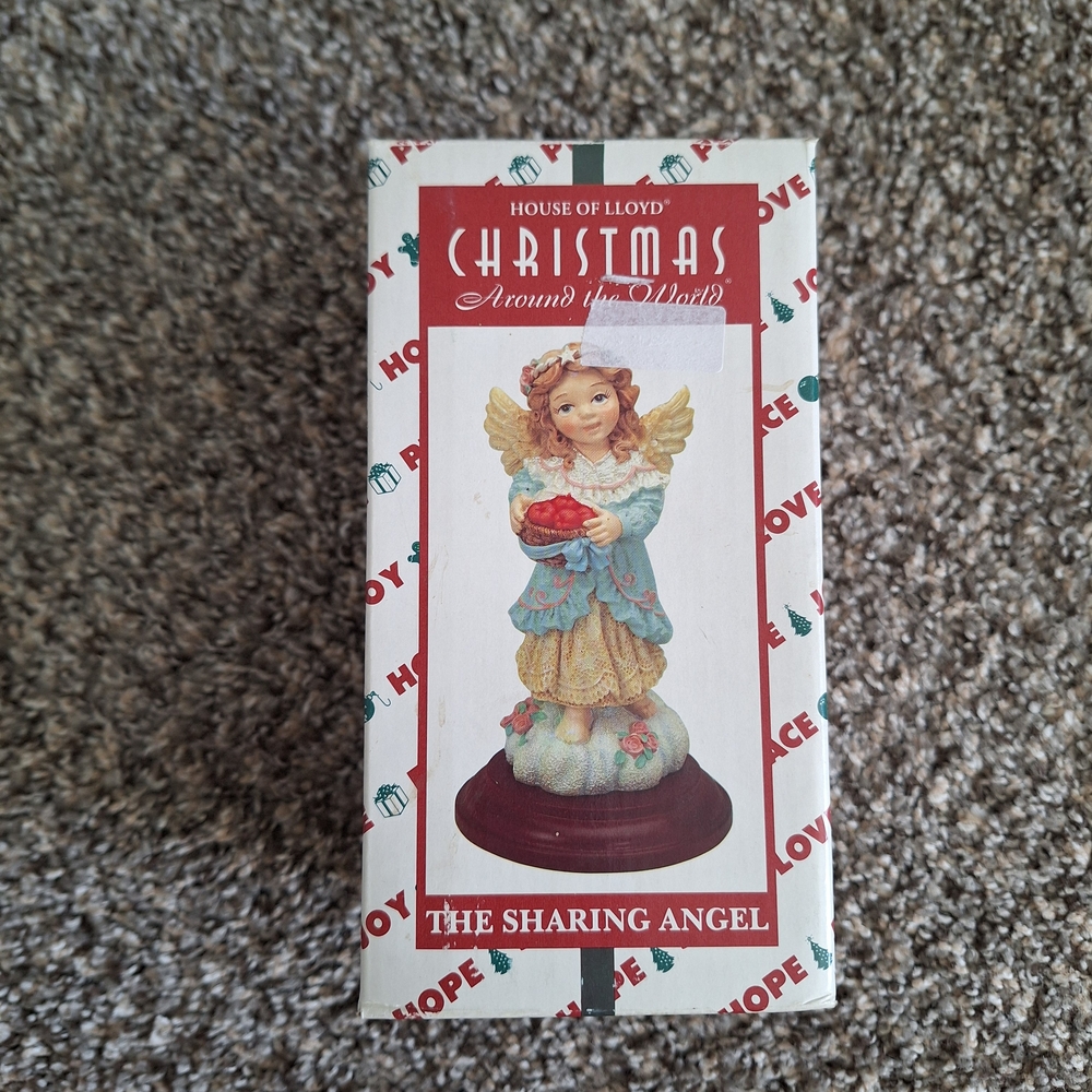 House of Lloyd Christmas Angel Figurine "The Sharing Angel"